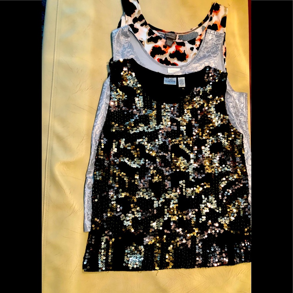 Chicos Dressy Tank Top Trio